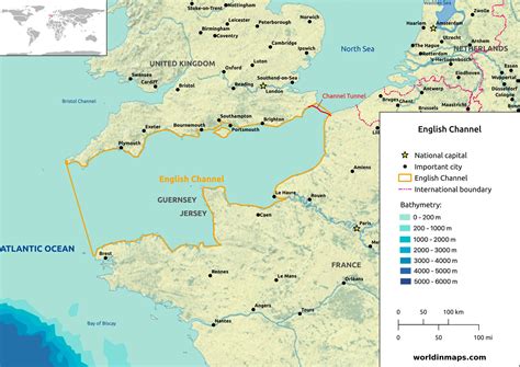 english channel length in km